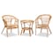 Baxton Studio Alleta Modern Bohemian Natural Brown Rattan 3-Piece Living Room Set 210-12719-12720 - alternate 3